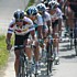 Kim Kirchen m�ne la poursuite pendant les championnats nationaux 2008 sur route
